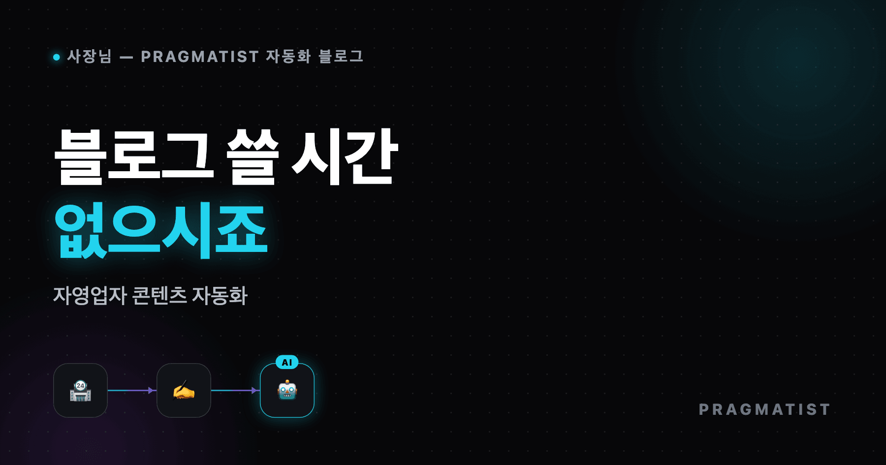 자영업 블로그 자동화로 발행 시간 줄이는 법