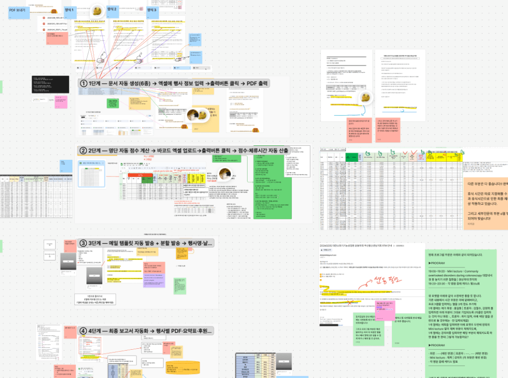 엑셀 파일 자동화 워크플로우 다이어그램